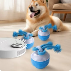 Interactive Pet Rolling Ball Toy USB Rechargeable